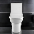 InArt Ceramic Floor-Mounted European Water Closet with Soft Close Hydraulic Seat and Flush Tank - White, One Piece WC Syphonic - InArt-Studio