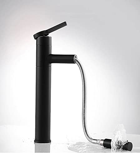 InArt brass black wall mixer style look for wash basin, single lever mixer tap for Indian bathrooms