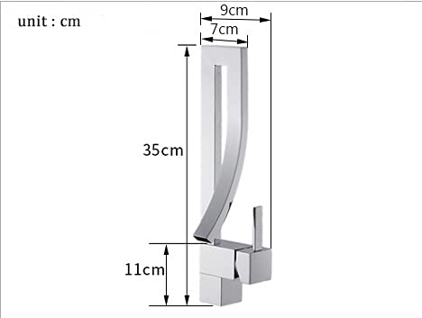 Close-up of InArt black bathroom tap with smooth matte finish and brass body, premium basin tapware