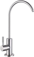 InArt reverse osmosis water filter tap installed on kitchen sink, chrome stainless steel drinking water outlet