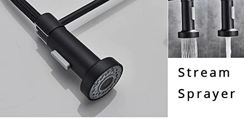 InArt matte black sink mixer detail showing single lever handle and brass body with smooth finish