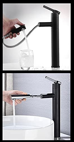 InArt single lever wash basin mixer in matte black, top view showing single hole basin mixer fit