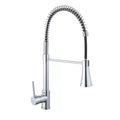 Kitchen mixer taps for sink tapware, gooseneck tap mixer sink with dual spray modes and easy-grip lever