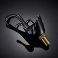 Matte black basin mixer tap swan neck spout detail, modern wash basin nal design for bathroom