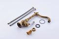 Brass mixer tap bathroom high neck basin mixer, polished antique finish for washroom basin and easy water control
