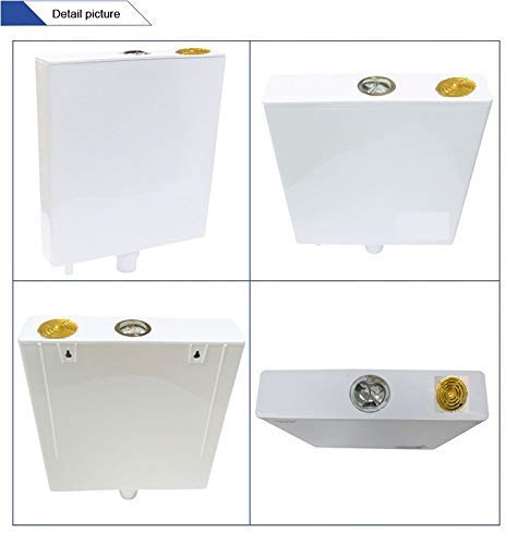 InArt Indian toilet set with flush tank, 23 inch Orissa pan in glossy white ceramic for bathroom installation