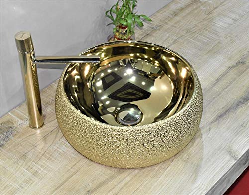 washbasindesign InArt wash basin, modern bathroom basin front view in white finish