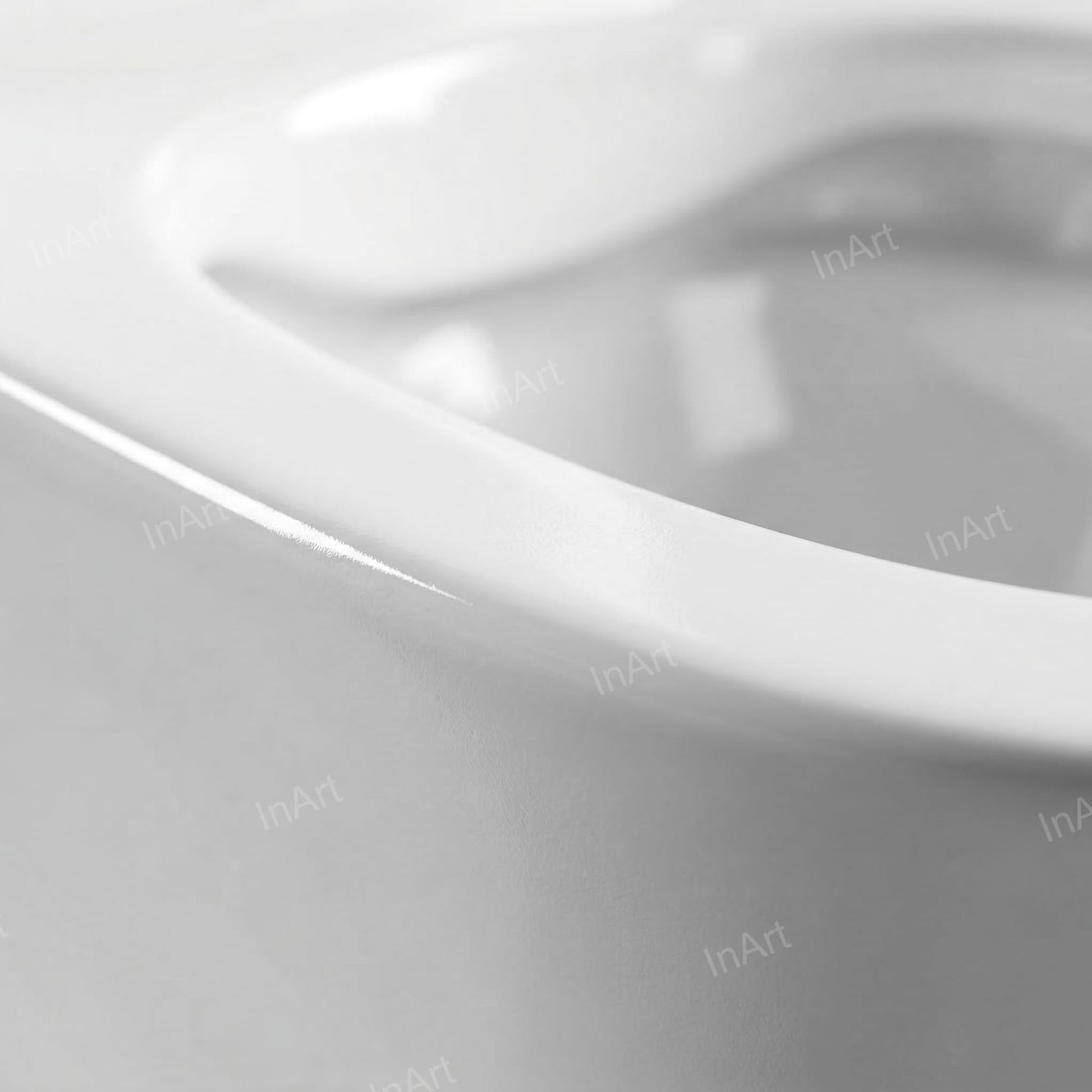 9 inch S trap commode outlet detail on glossy white ceramic one-piece western toilet for Indian bathrooms