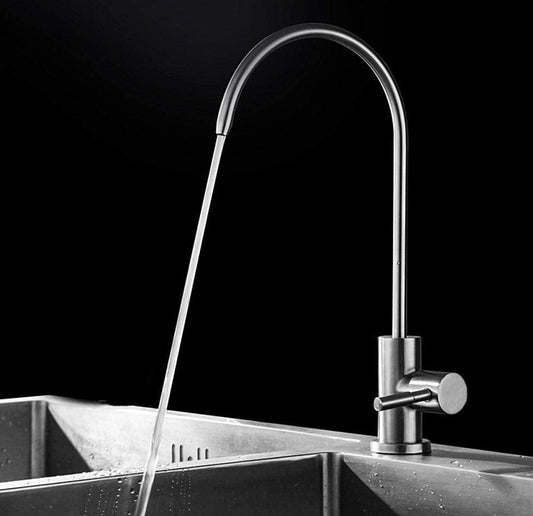 Inart RO Tap Water purifiers Tap/Faucet 304 Stainless Steel Kitchen Sink Faucet Tap 360° Rotatable RO Drinking Water Filter Tap Chrome - InArt-Studio
