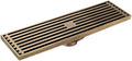 InArt antique brass floor drain jali with cockroach trap and 5 year warranty, square bathroom drain