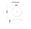 Designer glass design wash basin for washroom, glossy black square table top wash basin top view