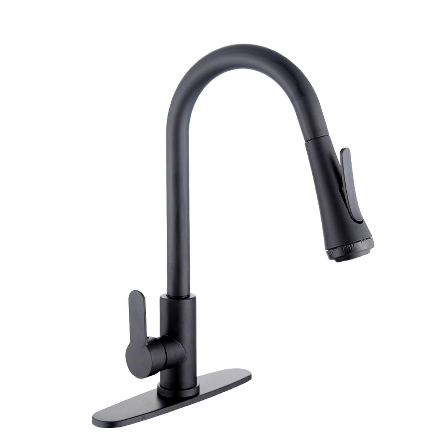 Pull out sink tap spray head detail, matte black kitchen sink taps with pull out spray for easy rinsing