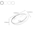 Table top basin design with cabinet, InArt blue oval ceramic wash basin in bathroom setup