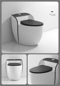 InArt western commode single piece in two-tone finish, premium sanitaryware for stylish washroom upgrade