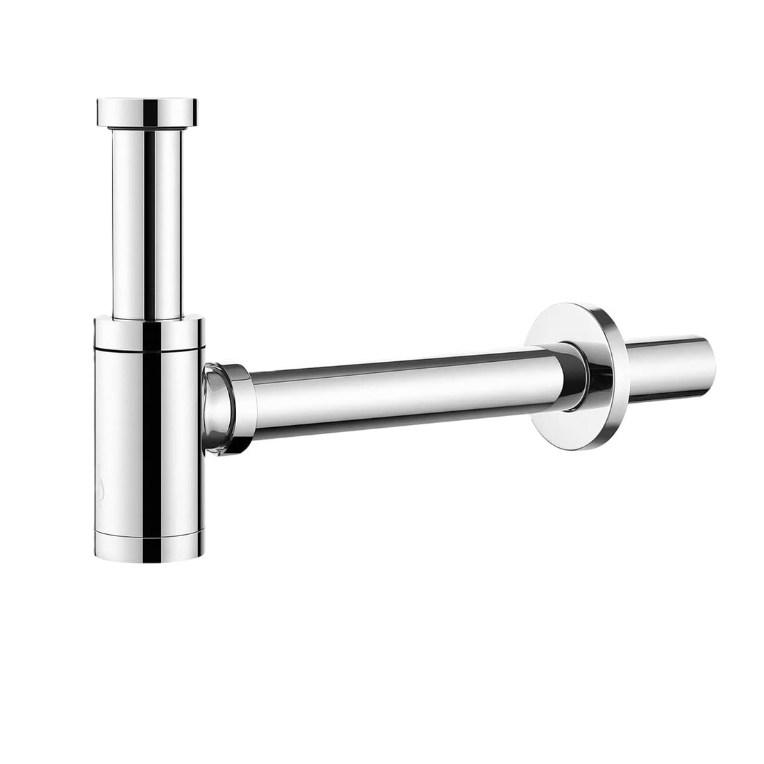 InArt basin bottle trap in chrome plated brass, standard bottle trap waste drain for wash basin