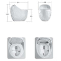 Glossy black one piece toilet, side angle view of oval ceramic western toilet floor mounted for modern bathroom