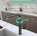 InArt kitchen sink tap brushed gun grey finish