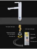 Matte black brass basin tap with tall neck, designer wash basin mixer for contemporary washroom