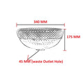 Designer wash basin model, angled view showing rim and bowl depth for modern bathroom basin design