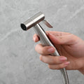 Heavy duty health faucet gun only, compact stainless steel jet spray gun for toilet hygiene and bathroom cleaning