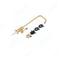InArt SS304 ro tap brushed gold with 360° swivel, installed on kitchen sink for filtered drinking water