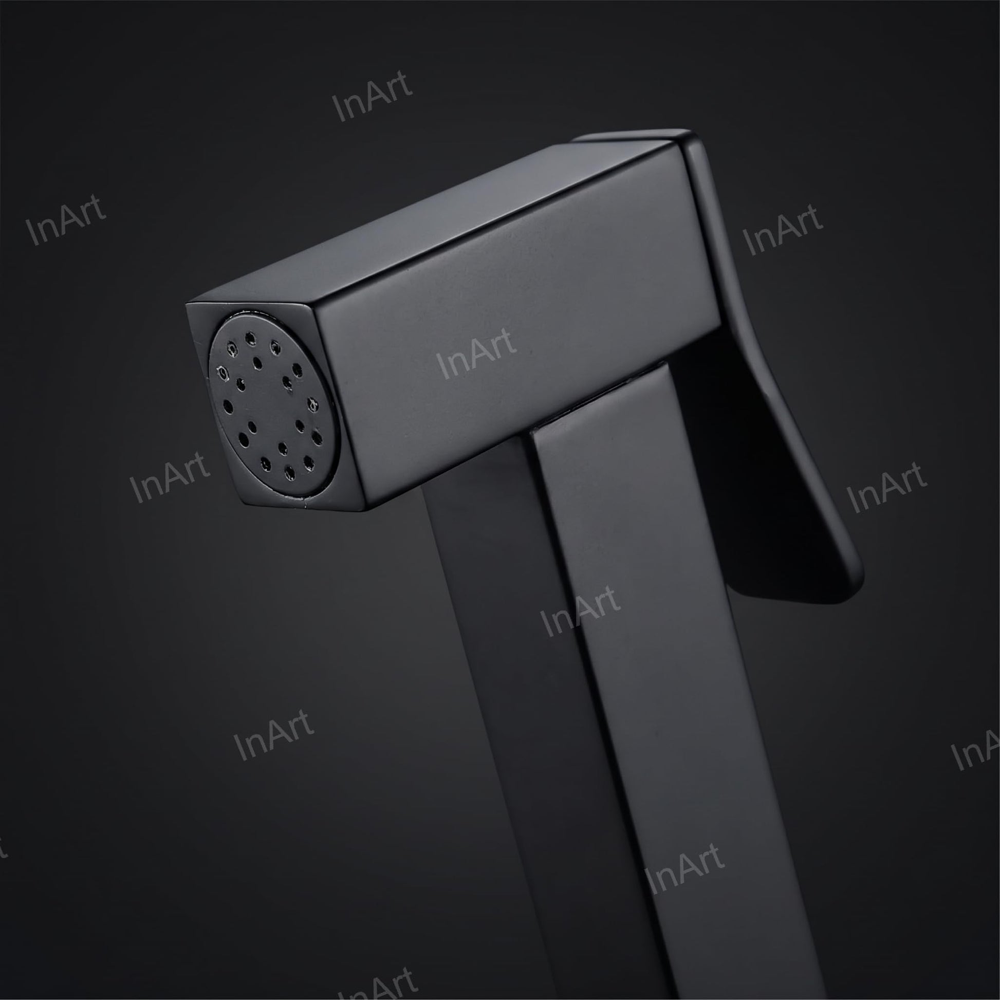 Bathroom toilet jet spray with tap connection, low water pressure performance jet spray gun detail view