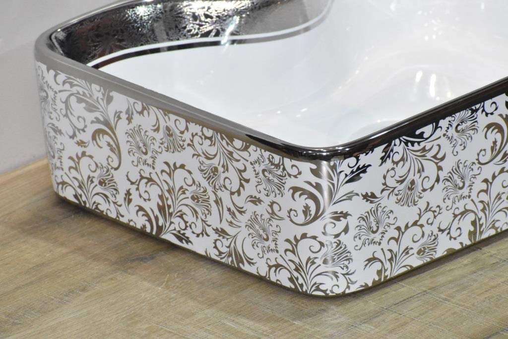 Table top wash basin with cabinet style fit, InArt premium sanitaryware basin for bathroom interior