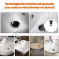 Brass basin waste coupling 32mm with anti cockroach trap, matte black pop-up drainer for bathroom fittings