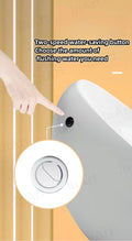 Floor mounted ceramic one-piece toilet with siphon jet flush, modern bathroom sanitaryware in white