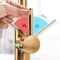 Gold kitchen mixer tap with pull out spray attachment, premium gooseneck sink mixer for modular kitchen
