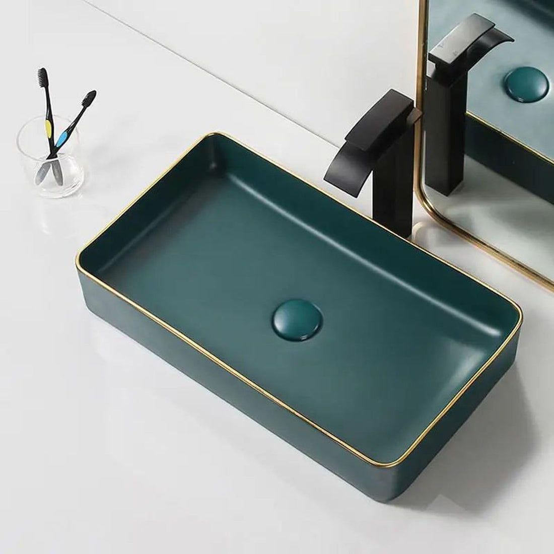 InArt wash basin, modern bathroom basin design, front view for washroom vanity