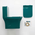 InArt one piece closet price option in green glazed ceramic, premium sanitaryware commode for Indian homes