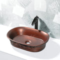 Close-up of matt copper ceramic finish on InArt table top wash basin, premium sanitaryware detail for modern washroom