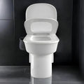 EWC S trap 9 inch toilet in glossy white ceramic, concealed trap detail for Indian bathroom installation