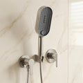 Chrome finish hand shower for bathroom InArt ABS round handheld shower head 3 function