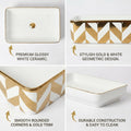 Over counter wash basin top view with rectangular shape and clean edges