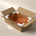 Buy glass wash basin online India, InArt transparent crystal glass table top wash basin for stylish interiors