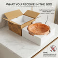 Ceramic bathroom basin with pop-up drain compatibility and countertop installation