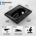 Orissa pan for bathroom installation layout floor mounted ceramic pan