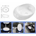 Contemporary wash basin with glossy blue finish, smooth oval rim detail close-up