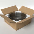 Designer glass wash basin for bath countertop with sink, glossy black square bowl for modern Indian homes