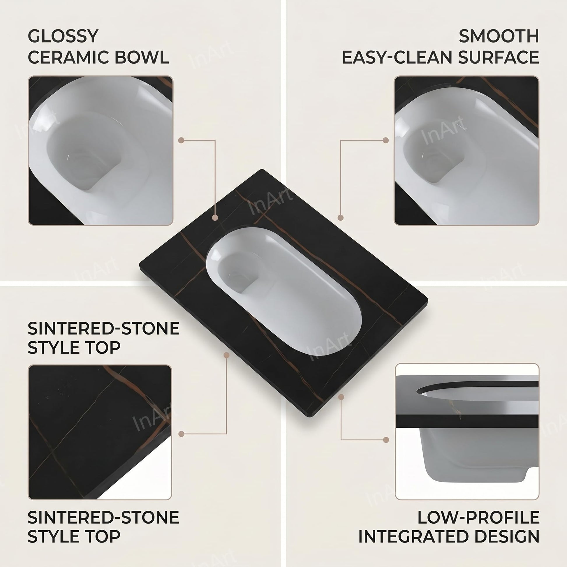 Ceramic Orissa pan for bathroom, side angle showing glossy white 24 inch Indian toilet pan design