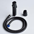 InArt ABS health faucet price matte black jet spray set with 1.2m hose, wall mounted for western toilet