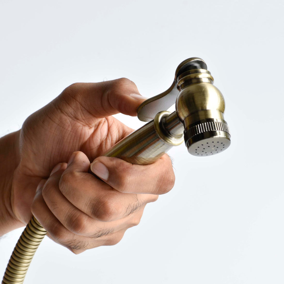 InArt kohler deco health faucet style jet spray set in bronze, ABS zinc handheld spray with hose and holder