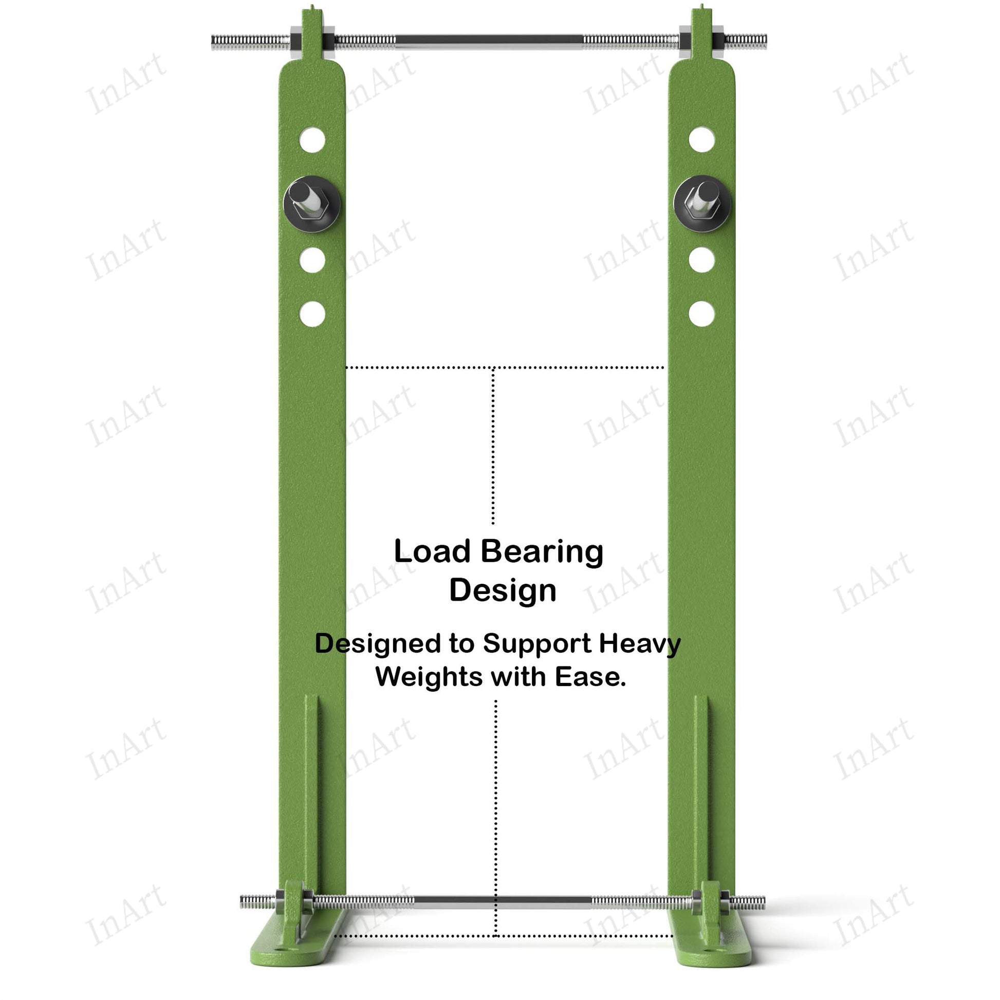 Universal wall mounted commode bracket installed on bathroom wall, supporting wall hung toilet seat