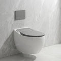 Wall mounted commode price comparison look: premium glossy grey ceramic wall hung WC for Indian bathrooms