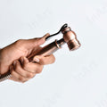 Toilet jet spray with tap connection, antique copper health faucet set with hose and holder for Indian bathrooms