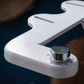 InArt toilet seat bidet attachment detail of self-cleaning nozzle and easy clean design