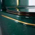 InArt ceramic EWC S trap concealed outlet, bottom rear detail for floor mounted western toilet installation