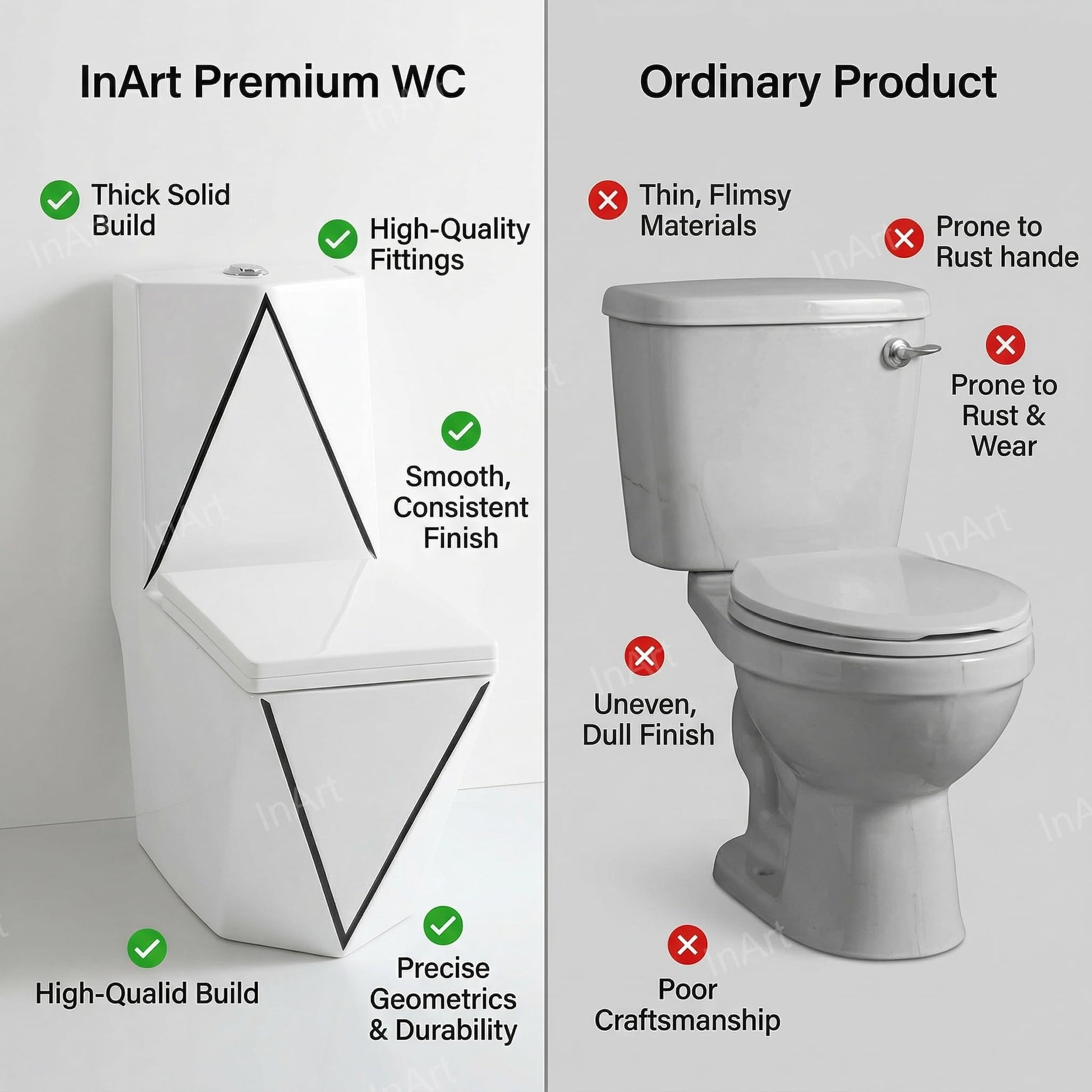 One piece water closet S trap 300mm floor outlet, dual tone black white western commode for washroom